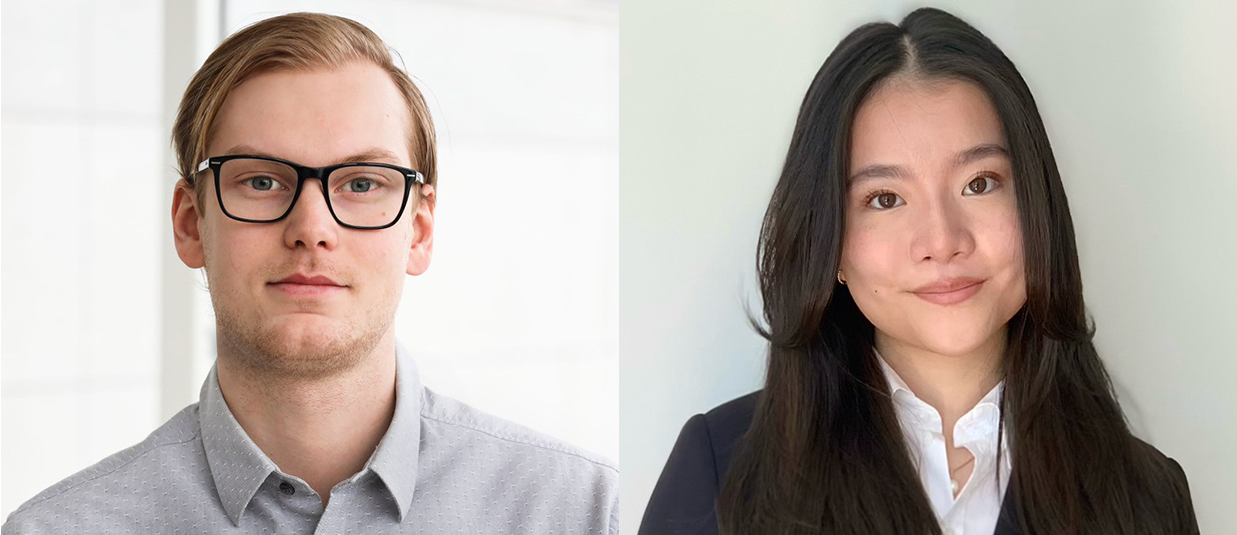 Filip Axelsson och Nathalie Wong
