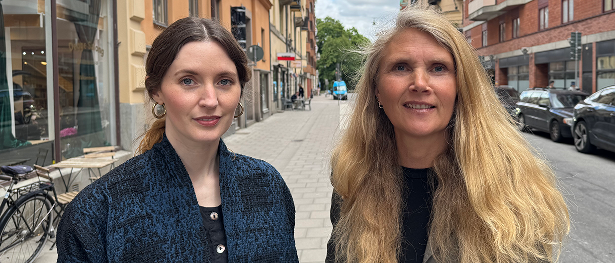 Elsa Engström och Hanna Wallinder